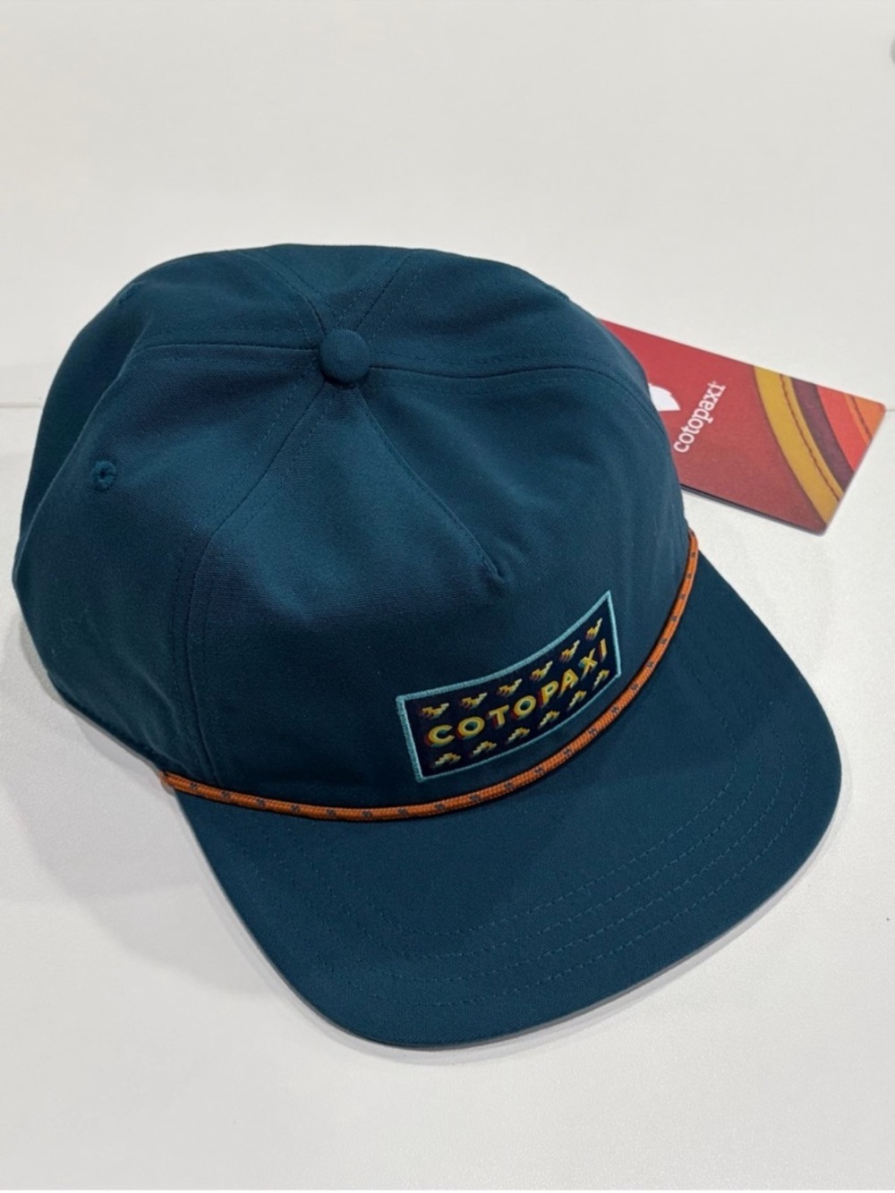 Cotopaxi Steps to the Sun Heritage Rope Hat Blue Abyss Cap NWT Adjustable Strap